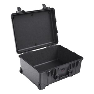 Pelican 1560 Protector Case – No Foam, Watertight Rolling Equipment Case